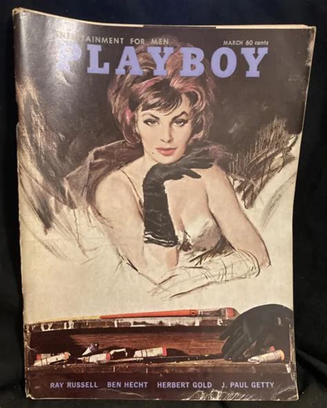 Playboy Magazine March Pamela Anne Gordon J Paul Getty