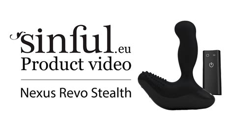 Nexus Revo Stealth Prostate Massage Vibrator Buy At Sinful Eu Youtube