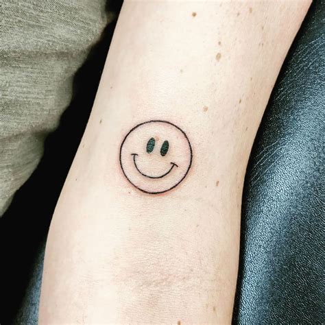 20 Cheerful Happy Face Tattoo Designs Moms Got The Stuff