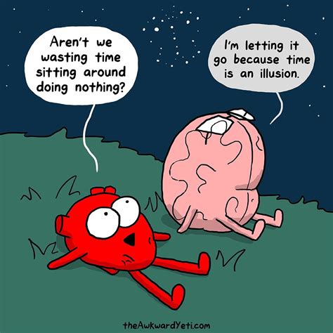 The Awkward Yeti Awkward Yeti Heart And Brain Comic Funny Cartoons
