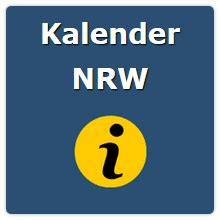 Kalender/almanacka för 2021 online med helgdagar, händelser m.m. Kalender 2021 NRW + Feiertage & Schulferien