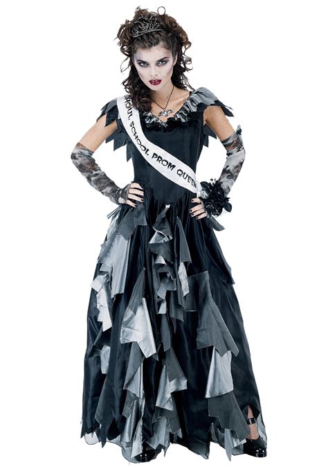Scary Prom Queen Zombie Costume Womens Scary Costumes