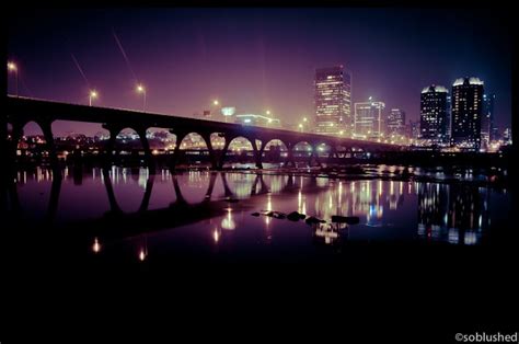 Richmond Va Skyline At Night Rva Pinterest