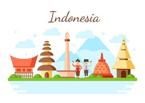 Background Budaya Indonesia Cartoon Imagesee