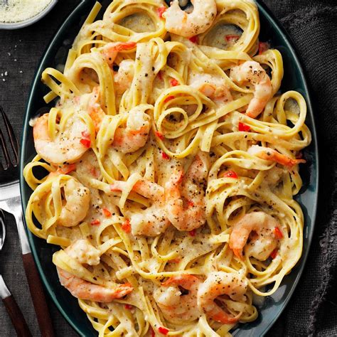 Spicy Shrimp Fettuccine Alfredo Recipe How To Make It