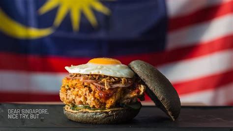 Rendang meat recipe for nasi lemak #mycookbook instructions. 3 Restaurants Where We Can Eat Nasi Lemak Burgers In Malaysia