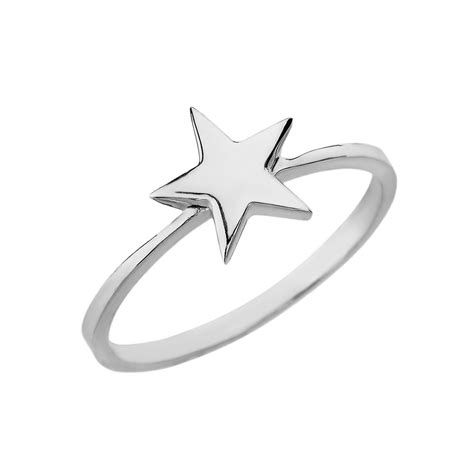Sterling Silver Star Stackable Ring