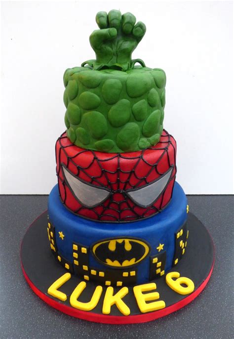 Lego marvel super heroes 2 —guide and walkthrough. Marvel Super Heroes Cake Batman Spiderman Incredible Hulk ...