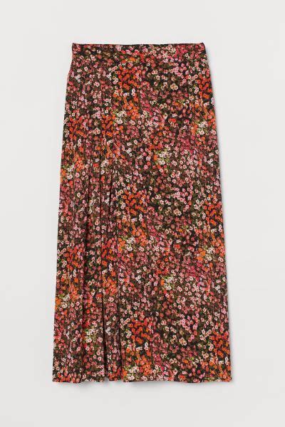 Patterned Skirt Multicoloredorange Floral Ladies Handm Us In 2021