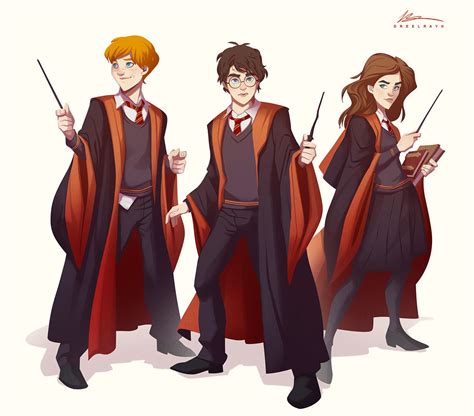 Artstation Harry Potter Characters Study 01 Valerio Dreelrayk