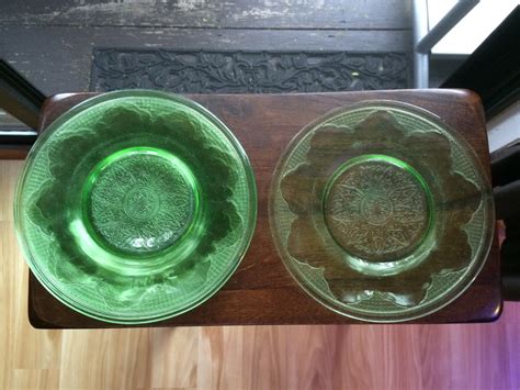 She is 93 years old and has her own blog and several videos on youtube. Green Glass Depression Era Bread Plates | Collectors Weekly