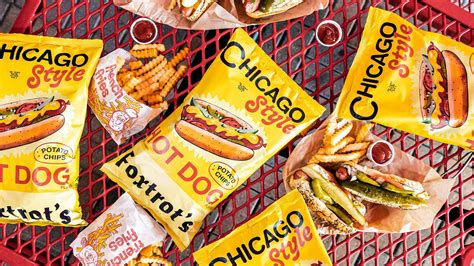 Foxtrots Chicago Style Hot Dog Potato Chips Dont Taste Like Hot Dog Water