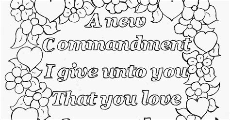 Coloring Pages For Kids By Mr Adron Love One Another Coloring Page