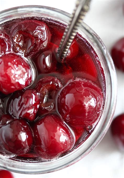 Cherries In Syrup Recipe Sweet Or Sour Cherries Where Is My Spoon