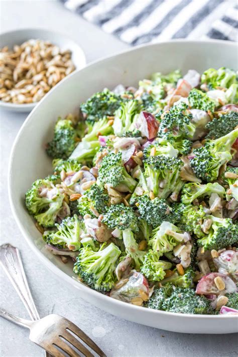Best Broccoli Salad Recipe With Grapes Broccoli Walls