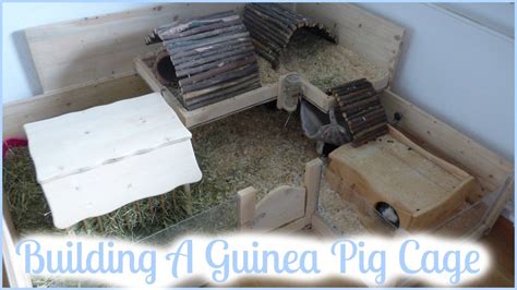 How To Build Your Own Wooden Guinea Pig Cage Diy Cage Tutorial Youtube