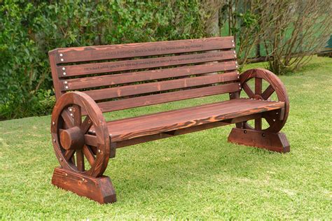 Check spelling or type a new query. Wagon Wheel Wooden Bench