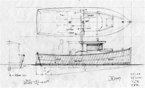 Big Alder 24 Simple Flat Bottomed Workboat ~ Small Boat Designs By Tad