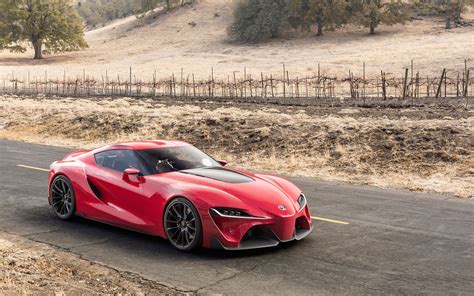 Red Sports Car Car Toyota Toyota Ft 1 Hd Wallpaper Wallpaper Flare