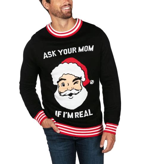 Men S Ask Your Mom Ugly Christmas Sweater Stirtshirt
