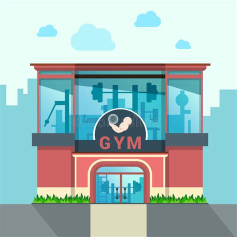 Gym Building Clip Art Images And Photos Finder