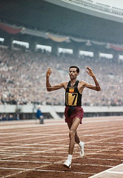 50 Stunning Olympic Moments Abebe Bikilas 1960 Marathon Victory In