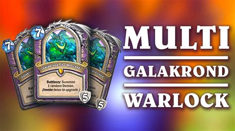 Gul'dan is the default hero of warlock. Multi Galakrond Warlock Deck Gameplay | Hearthstone ...