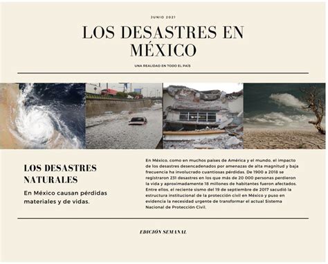 Desastres Sucedidos En México Aprende En Casa Unión Cdmx