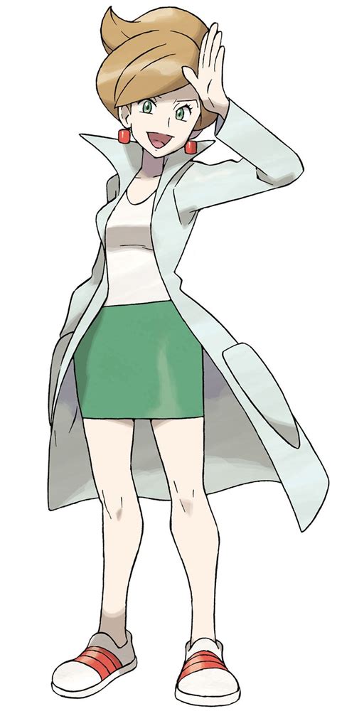 Professor Juniper Characters And Art Pokémon Black And White