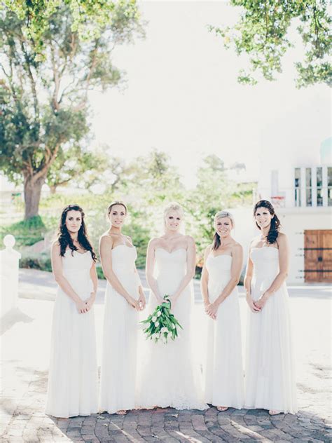Long White Bridesmaid Dresses Southbound Bride