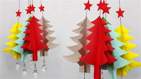 Unique And Easy Christmas Decorations Ideas Paper Wall Hanging