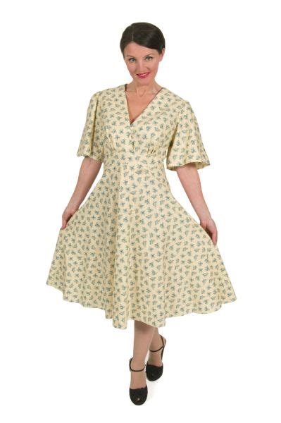 1930s Style Tea Dress Tea Dress Dress Making Patterns Dress