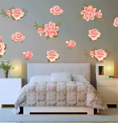 Pink Rose Flower Wall Decal Set Now Available At Eydecals