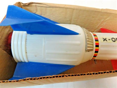 Vintage Toys T Fun Battery Operated Apollo 11 Space Rocket Ship No 425