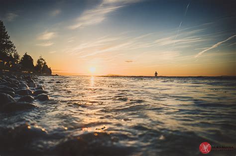 Sunset At Qualicum Beach Landscape Photography — Miksmedia Photography