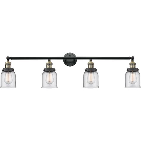 Bathroom Vanity Light Fixtures With Black Antique Brass Finish Cast Brass Glass Material