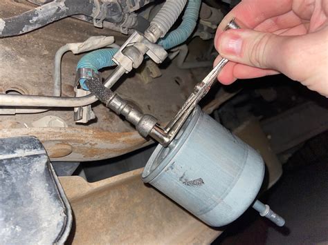 What Am I Doing Wrong Trying To Remove Fuel Filter Off 2004 F250