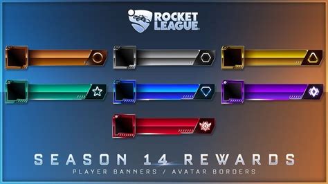 Rocket League Competitive Season 14 Rewards Player Banners Avatar