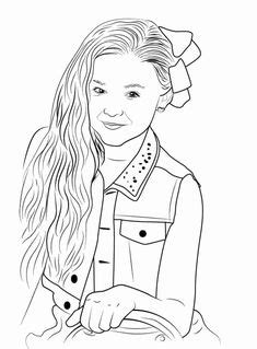 Free printable coloring pages for youngsters of any. Jojo Siwa Coloring Pages | Coloring pages, Cute coloring ...