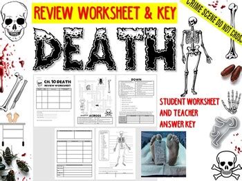 There is one critical aspect of being a forensic scientist that you must be knowledgeable about, and that is. Forensic Science: Death Review Worksheet, including ...