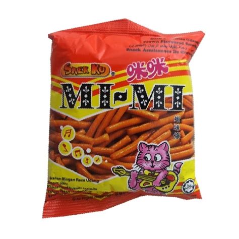 Snek Ku Mimi Prawn Flavour Snack Pack 12g X 40 Packs