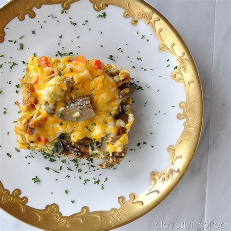 Overnight Sausage And Egg Breakfast Casserole Cleverly Inspired