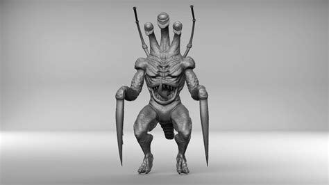 Artstation Monster 3d Model