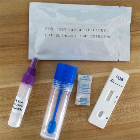 China Hemoglobin Detection Feces Specimens Fecal Occult Blood Fob Test