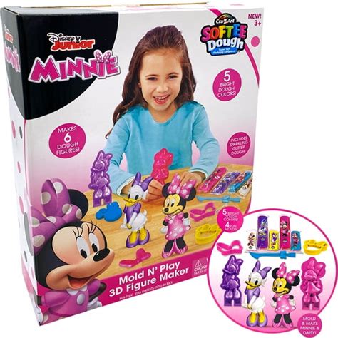 Disney Minnie Boutique Softee Dough 3d Figure Maker Playset For Kids