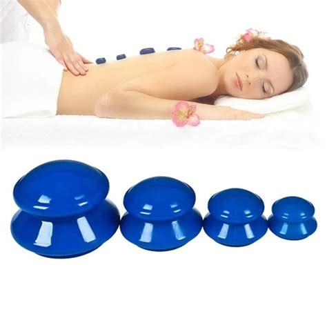Cupping Can Therapy Massage Sets Silicone Vacuum Suction Cupping Cups For Face Muscle And Joint