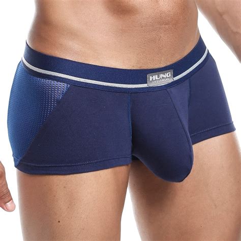 Mens Clash Trunk Underpants Soft Pouch Enhancing Sheer Boxer Etsy
