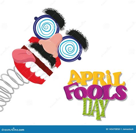 April Fools Day Card Stock Vector Illustration Of Graphic 145470858