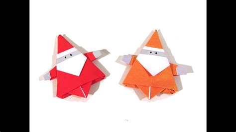 Christmas Origami Santa Claus How To Make An Easy Origami Santa Claus