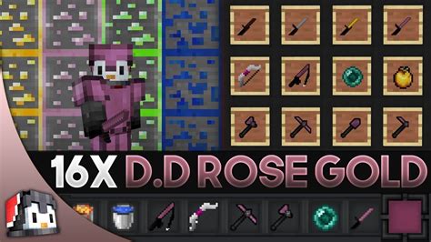 Dynamic Duo Rose Gold 16x Mcpe Pvp Texture Pack Fps Friendly Youtube